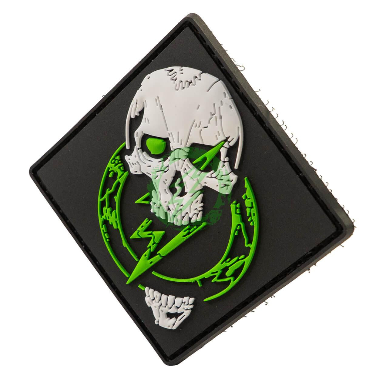 Amped Airsoft Skull Bolt PVC Patch | Tactical Design