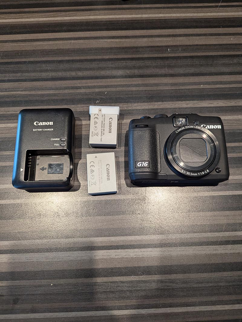 USED: Canon Powershot G16, Fantasea housing & FIX NEO 3000 Video