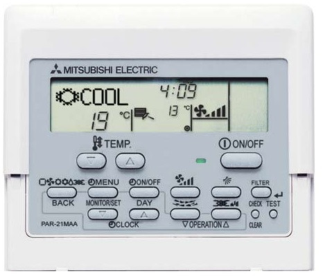 BUY | Mitsubishi PAR-21MAA Wired Remote Controller - RFWEL Eng.