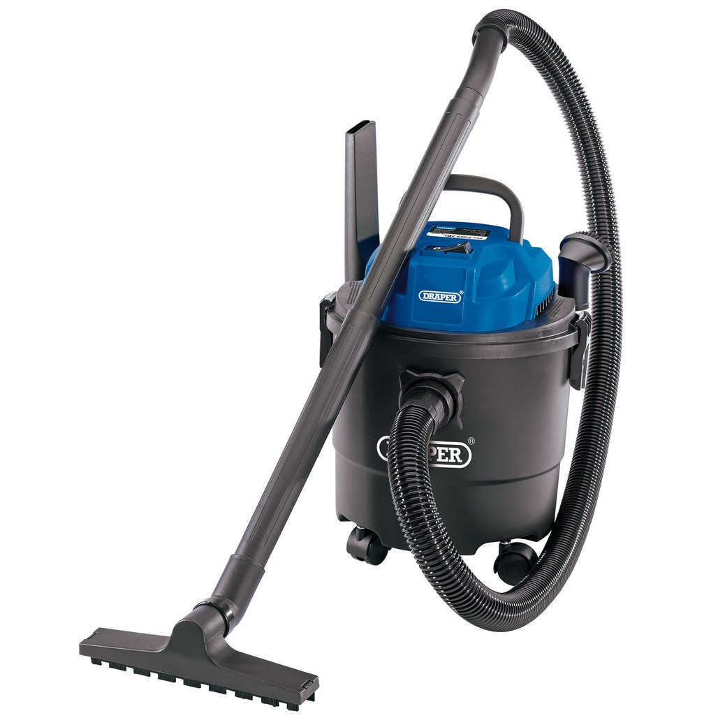 230V Wet & Dry Vacuum Cleaner, 15L, 1250W (90107) | Draper Tools