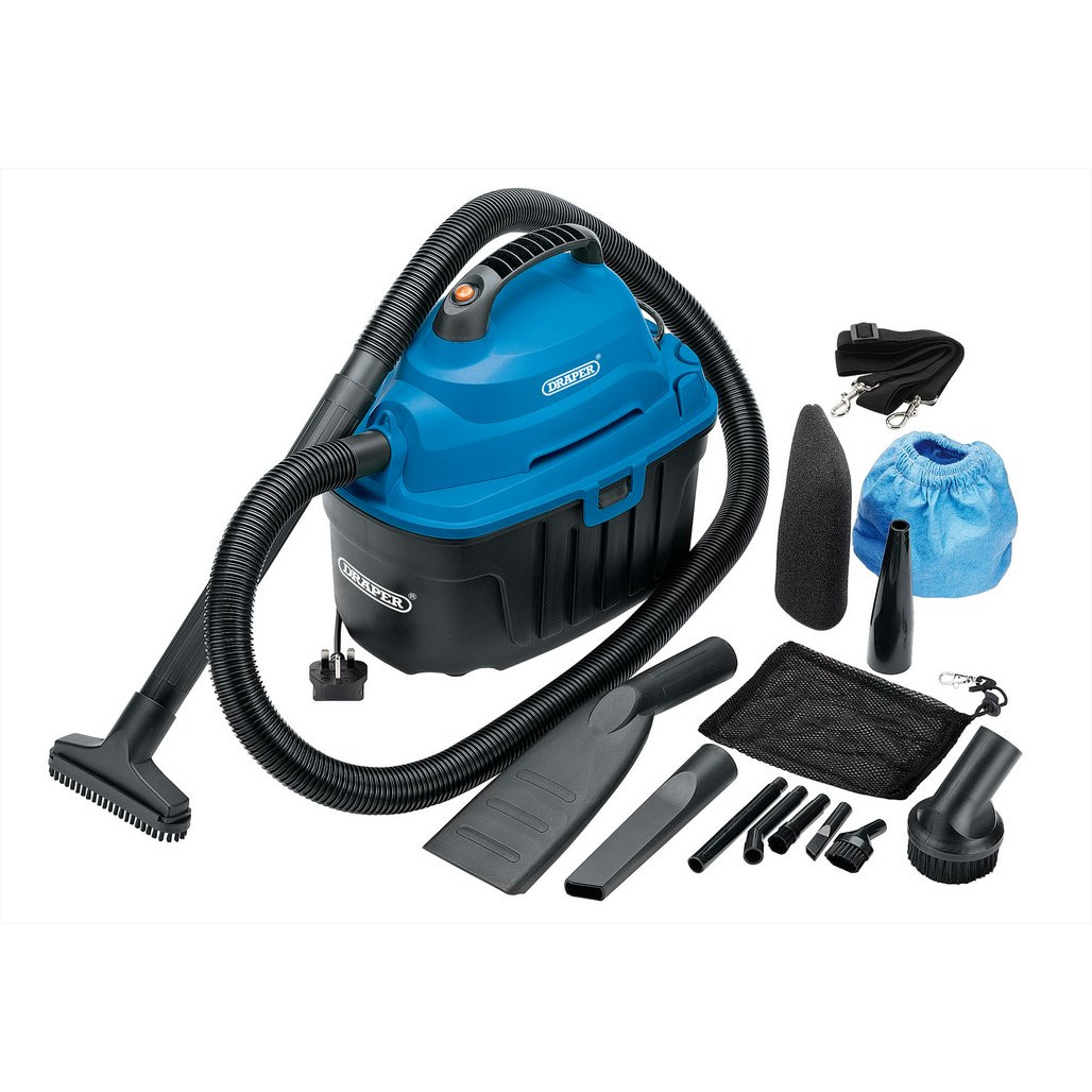 230V Wet and Dry Vacuum Cleaner, 10L, 1000W (06489) | Draper Tools