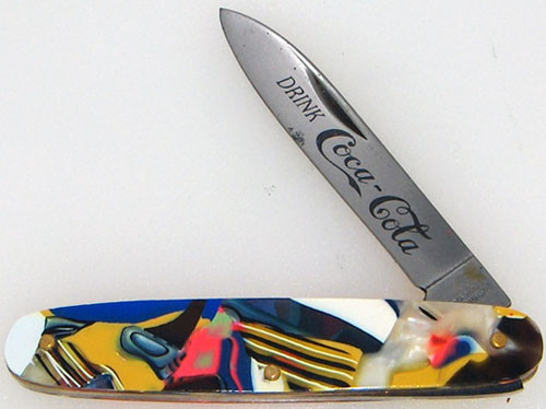 Coca Cola Pen Knife End of the Day Celluloid | American Edge Knives