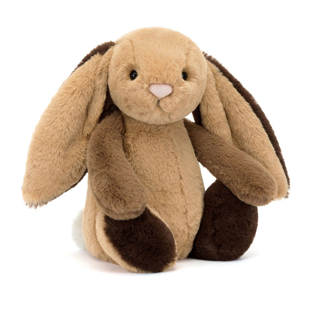 Bashful Patchwork Brown Bunny - Official Jellycat