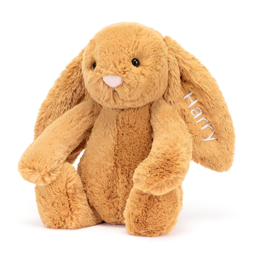 Personalized Bashful Golden Bunny Medium - Official Jellycat