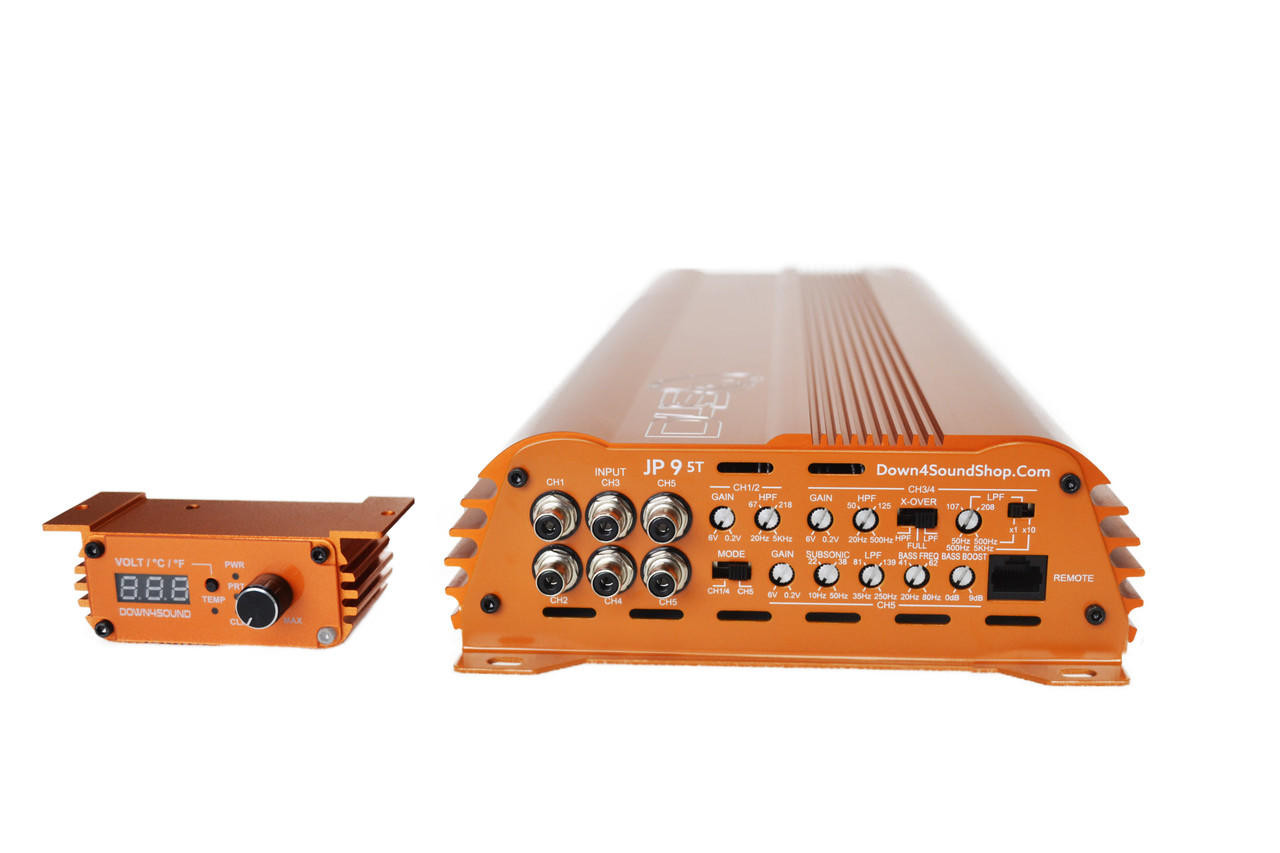 DOWN4SOUND JP95T ORANGE | 1500W RMS - 5 CHANNEL AMPLIFIER