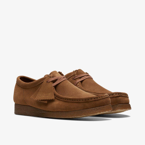 Clarks- Wallabee Terracotta Suede - GQ Gentlemen's Quarters