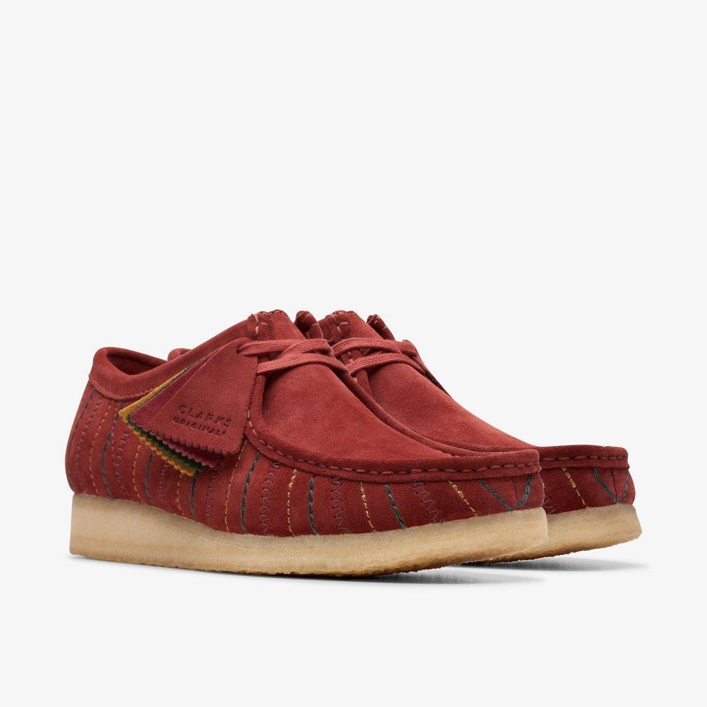 Clarks Wallabee-Burgundy Combi - GQ Gentlemen's Quarters Fashion By GQ