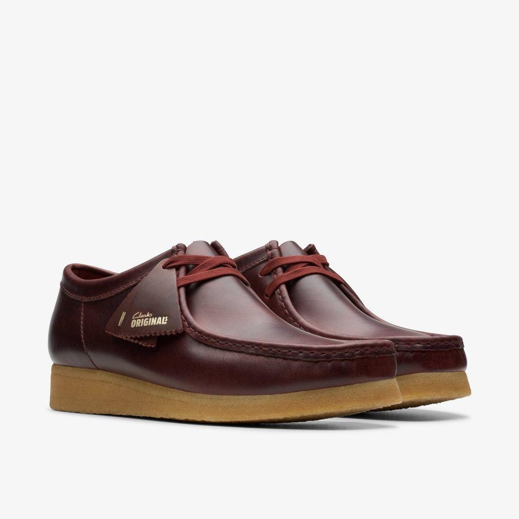 Clarks Wallabee-Burgundy Leather - GQ Gentlemen's Quarters Fashion