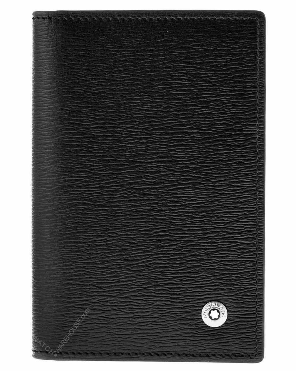 MONTBLANC 4810 Westside BLK Cowhide Leather Business Card Holder