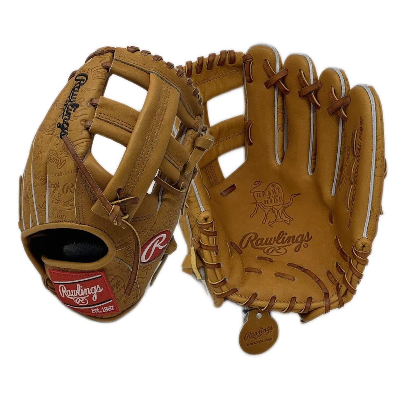 Rawlings Heart of the Hide TT2 Baseball Glove 11.5 Design Back