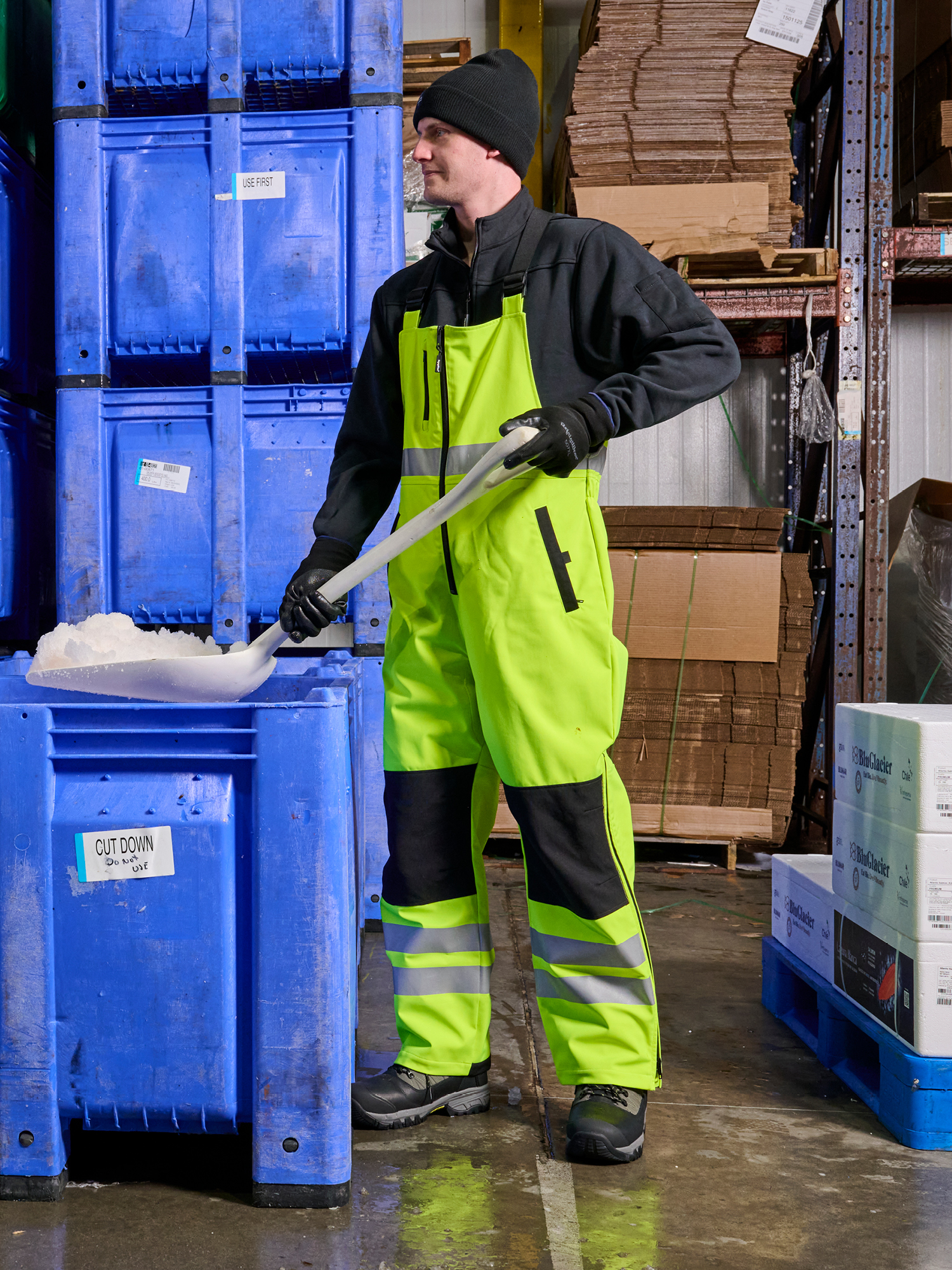 Lightweight HiVis Work Overalls (7192) | Rated for 20°F | RefrigiWear