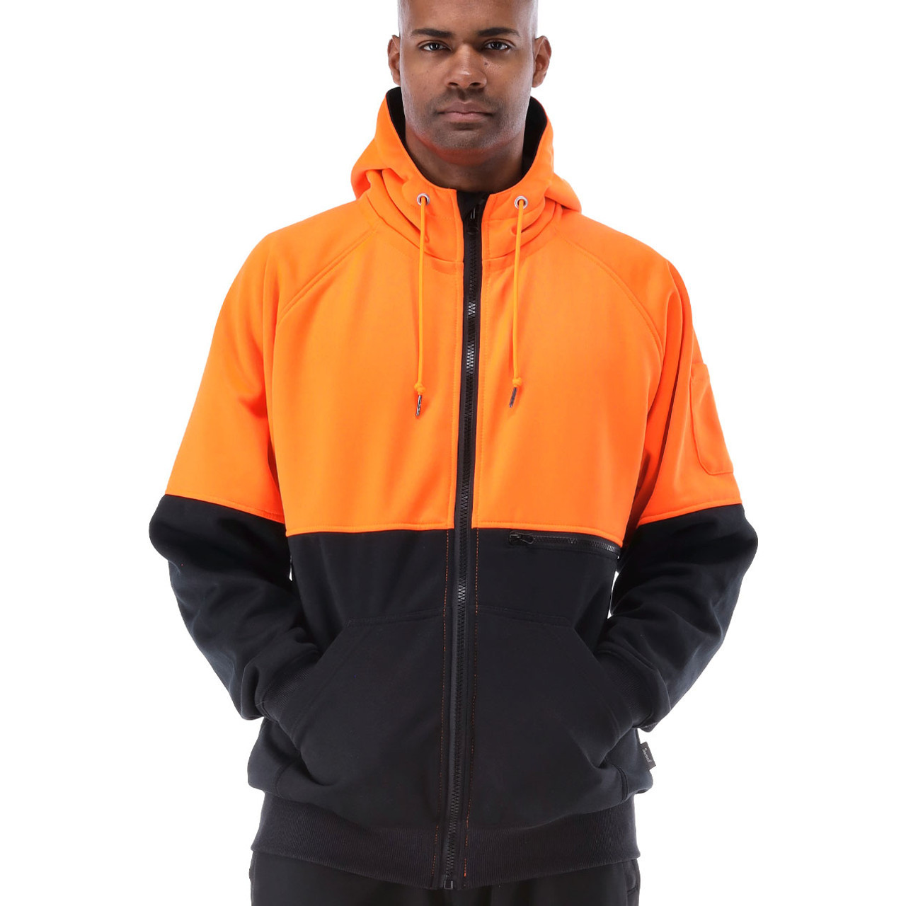Hi-Vis Full-Zip Hoodie for Work (8425) | Samco