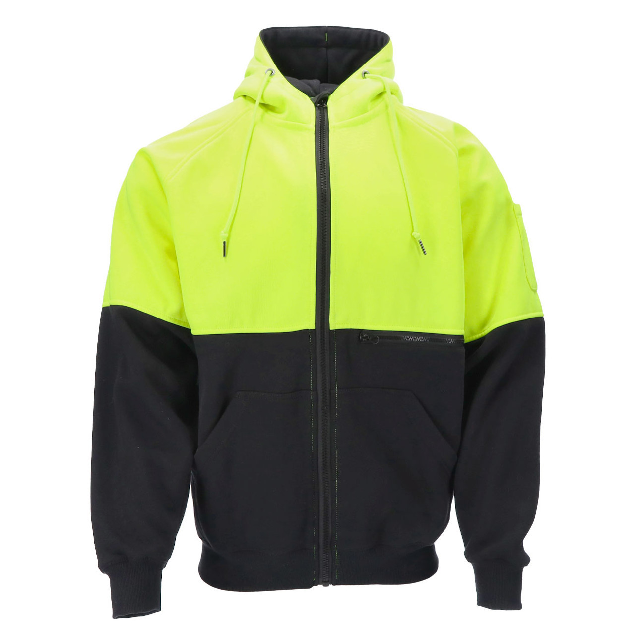 Hi-Vis Full-Zip Hoodie for Work (8425) | Samco