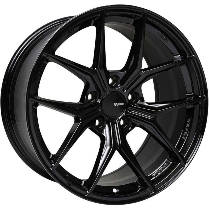 Enkei TSR-X 20x9.5 40mm Offset 5x114.3 BP Gloss Black Racing Wheel