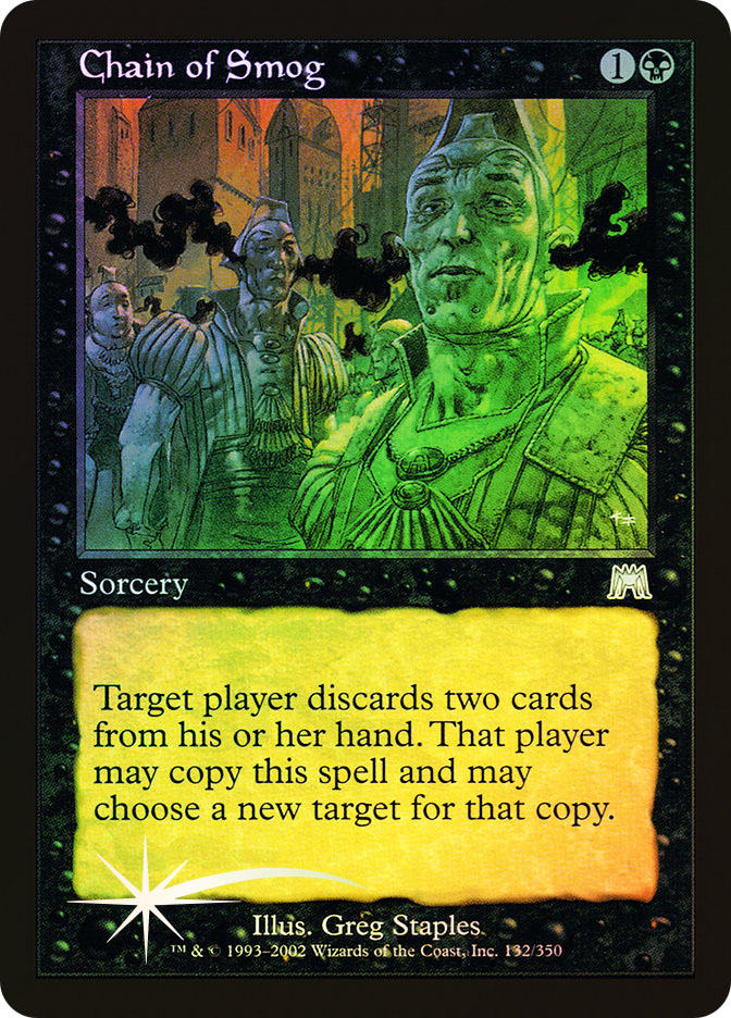 MTG】[Foil] 煙霧の連鎖 / Chain of Smo 英語版 2枚 MTG 煙霧の連鎖