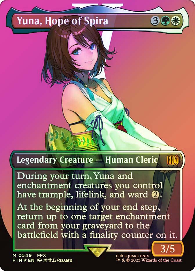 MTG FF 【サージfoil】スピラの希望、ユウナ＋ユウナのガード