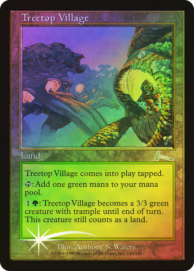 樹上の村 Treetop Village 日本語 foil MTG 樹上の村/Treetop Village