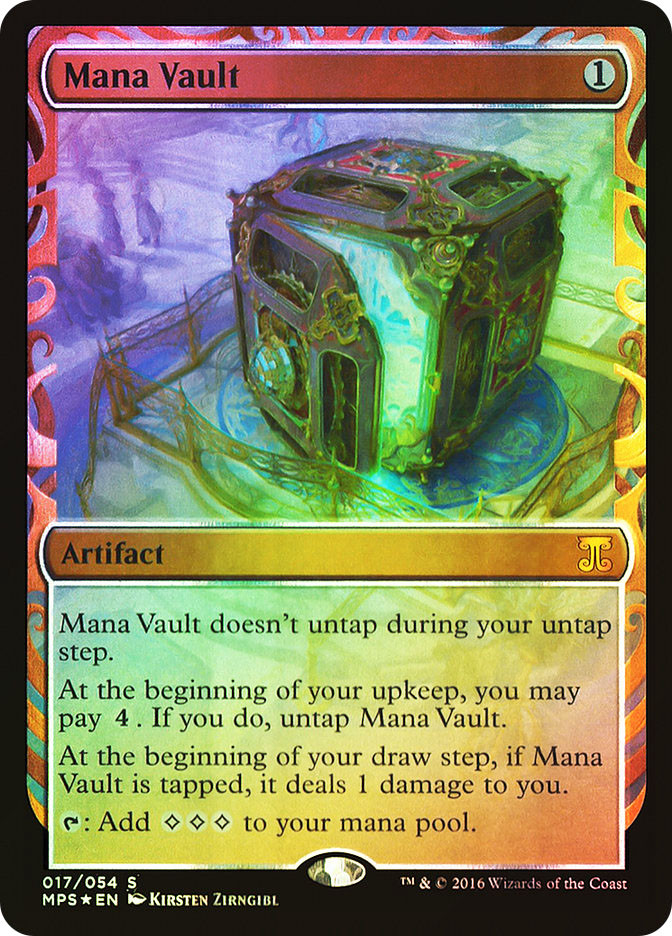 MTG 魔力の櫃 Mana Vault MPS FOIL 部分光沢 英語版 MTG 魔力の櫃 英語