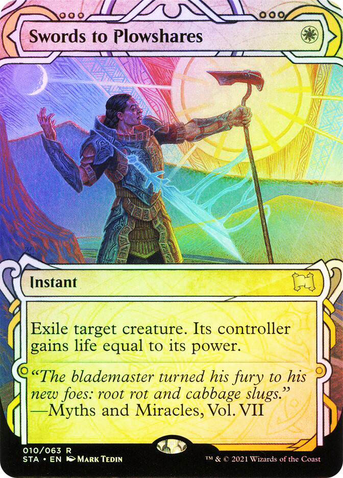 剣を鍬に FF mtg foil Swords to Plowshares 剣を鍬に FF mtg foil
