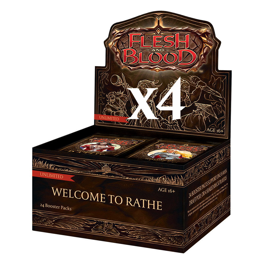 Flesh and Blood - Welcome to Rathe (Unlimited) Booster Case (4