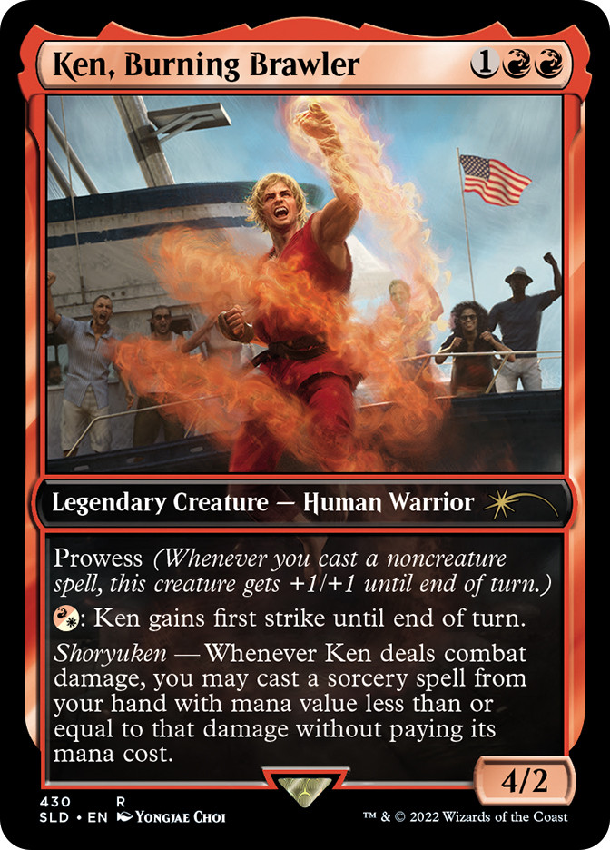 Ken, Burning Brawler (Street Fighter) | Secret Lair Drop | Star