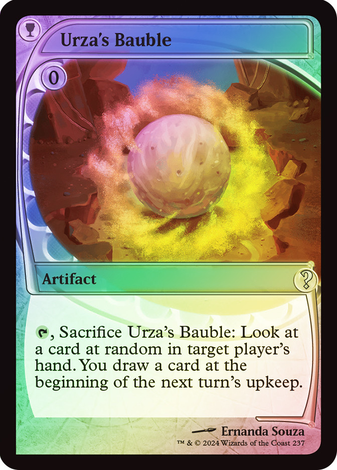 ウルザのガラクタ foil 未来予知枠 ミステリーブースター2 【公式通販】