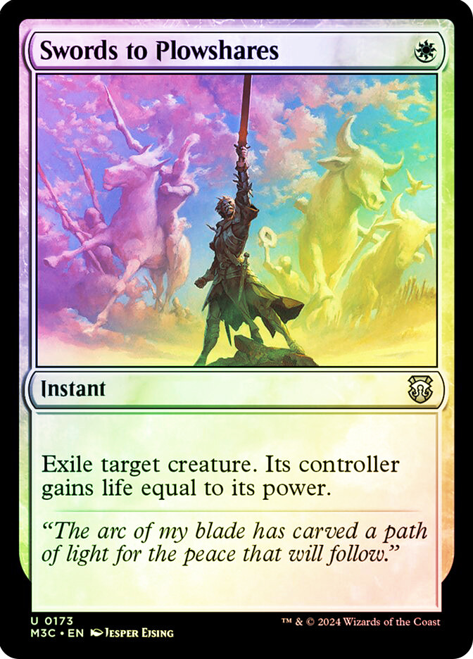 剣を鍬に」「アルフィノ」プロモ(剣を鋤に、アリゼー) MTG剣を鍬に