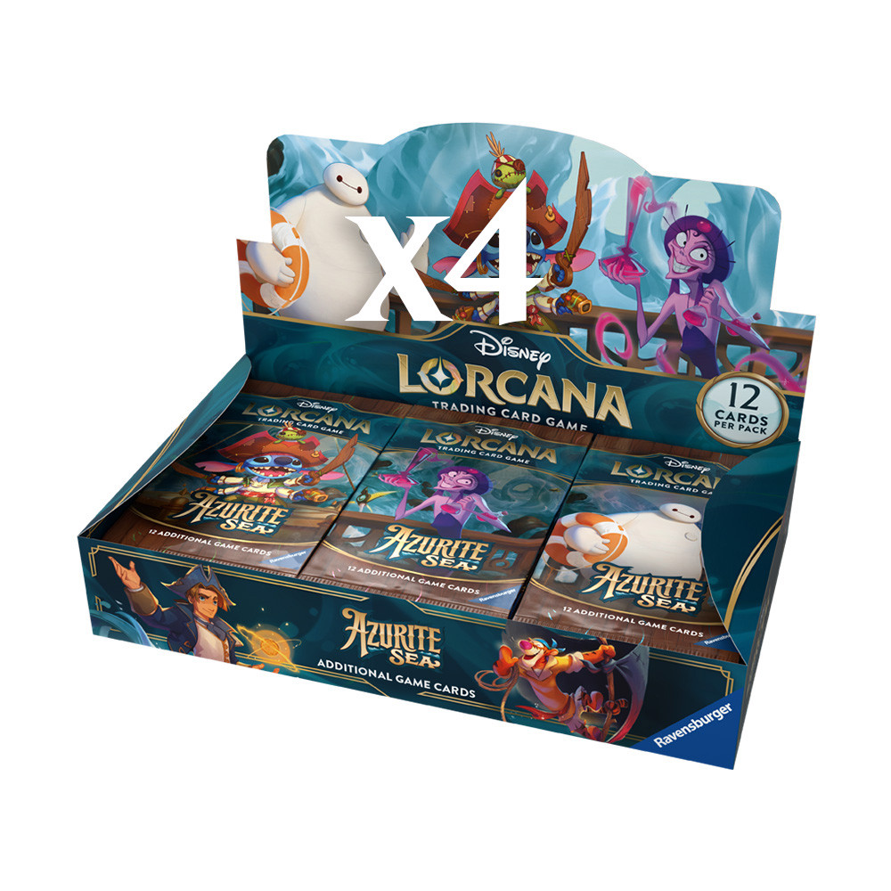 Lorcana: Azurite Sea Booster Case (4 Boxes) | Star City Games