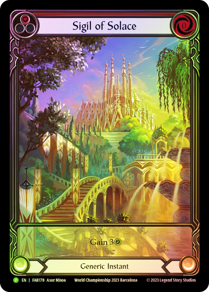 Sigil of Solace (Red) (World Championship) | Promotional Cards