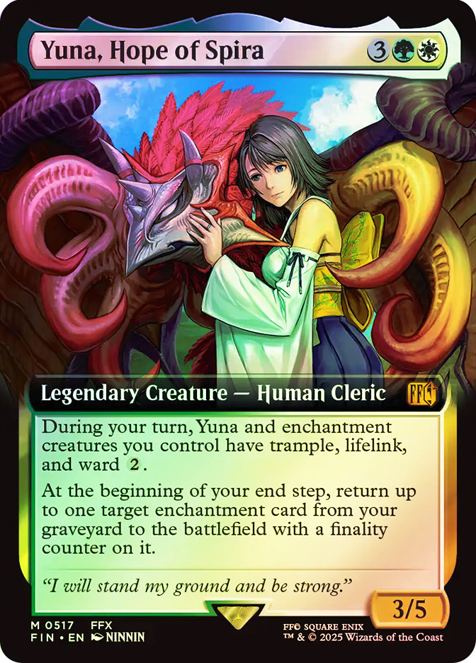 PSA10 MTG FF ユウナYuna, Hope of Spira Yuna, Hope of Spira #250