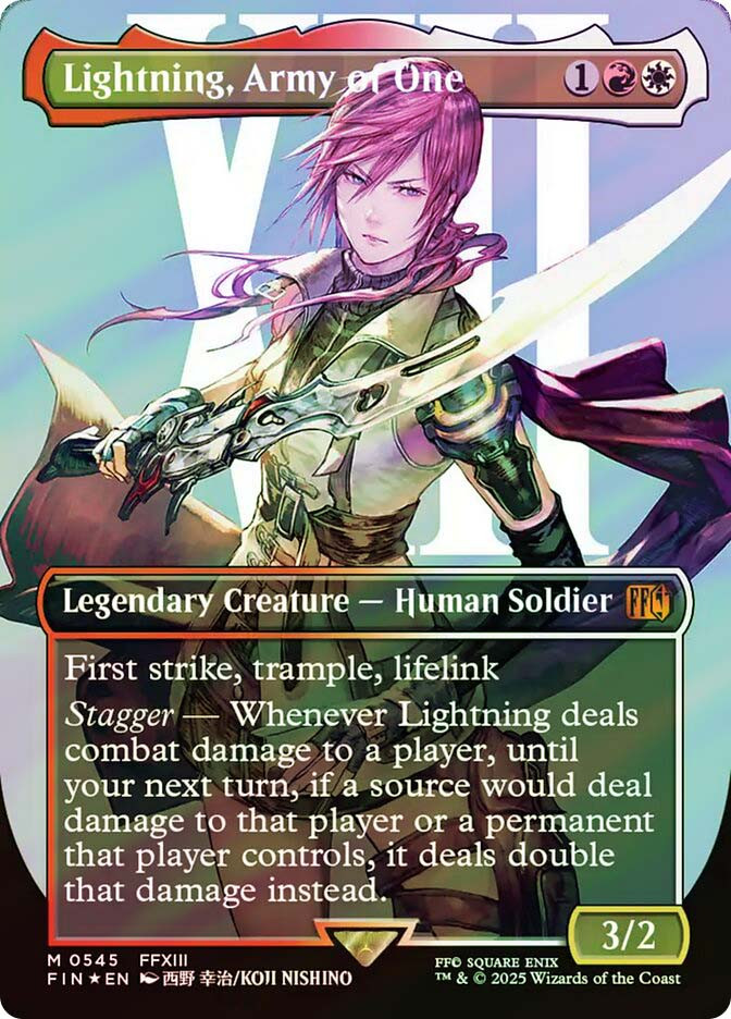 mtg ff シーンドライブ、ライトニング サージfoil MTG FF シーン