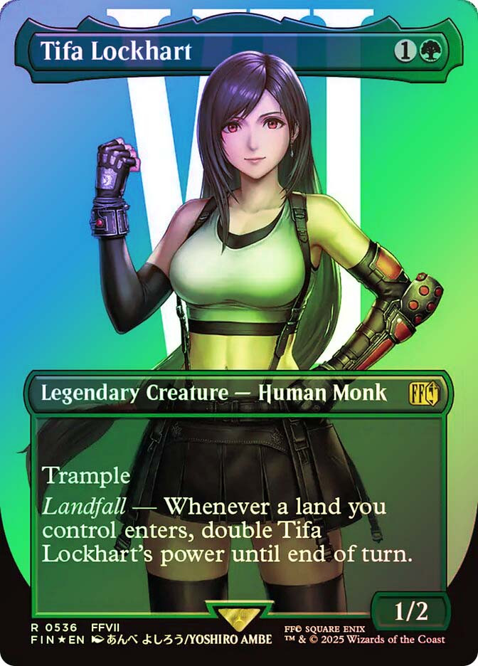 Foil 拡張 ボーダレス ティファ・ロックハート Tifa Lockhart Foil