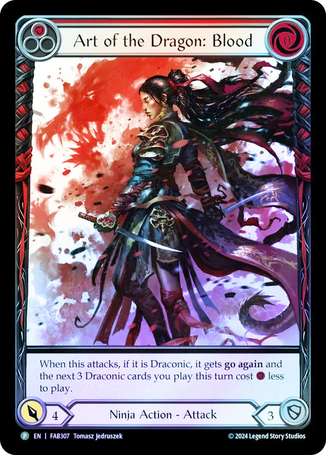 Art of the Dragon: Blood (Calling) | Promotional Cards | Star City
