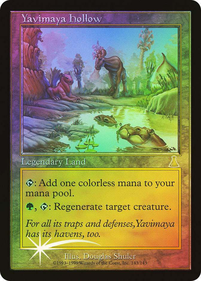 ヤヴィマヤのうろ穴 日本語版 foil MTG 再録禁止 ヤヴィマヤのうろ穴