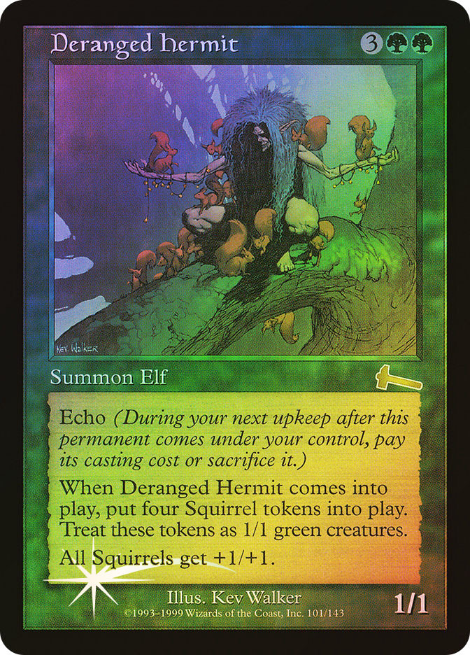 MTG 錯乱した隠遁者/Deranged Hermit 【公式通販】