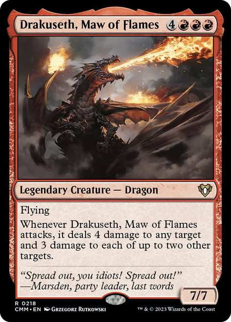 Drakuseth, Maw of Flames | Commander Masters | Star City Games