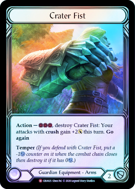 A*4様 FAB 陥没の拳/Crater Fist goldfoil PCG9. A*4様