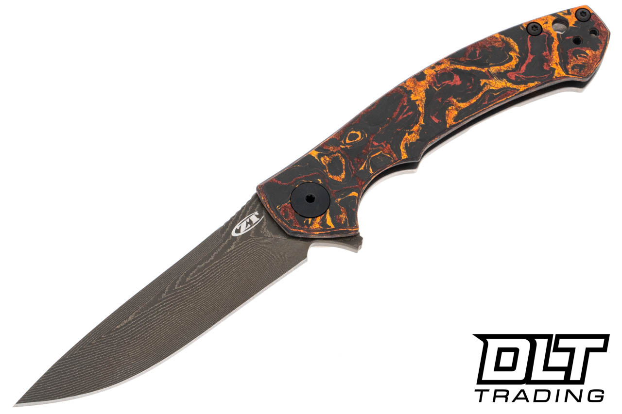 Zero Tolerance 0450CFDAM Small Sinkevich - Red Carbon Fiber