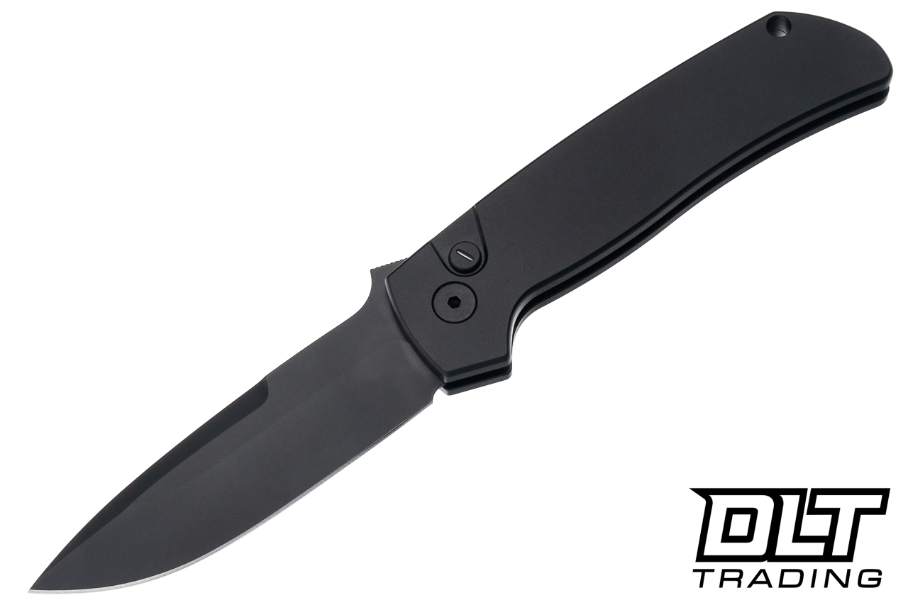 Pro-Tech Terzuola ATCF Operator - Black Handle - Black Blade - DLT