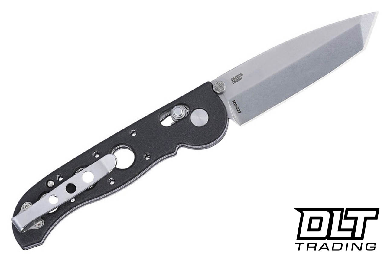 CRKT M16-02X - Stonewashed D2 Blade - Black Grivory Handle - DLT