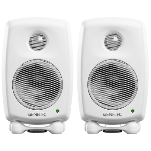 Genelec 8010AW Studio Monitors (White) | FrontEndAudio.com
