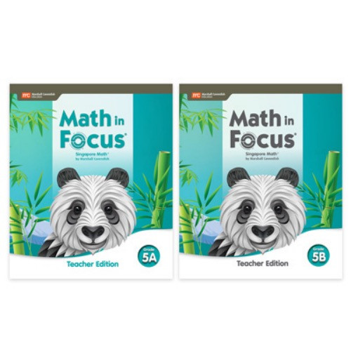 Math in Focus Teacher Edition Set Grade 5 2020