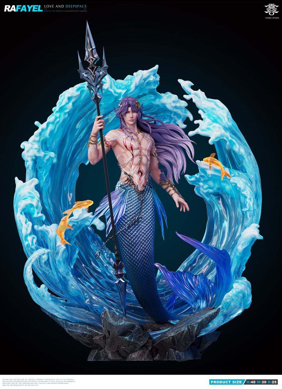 Pre-order * Yun Gu Studio Love and Deepspace mermaid Rafayel 1/6
