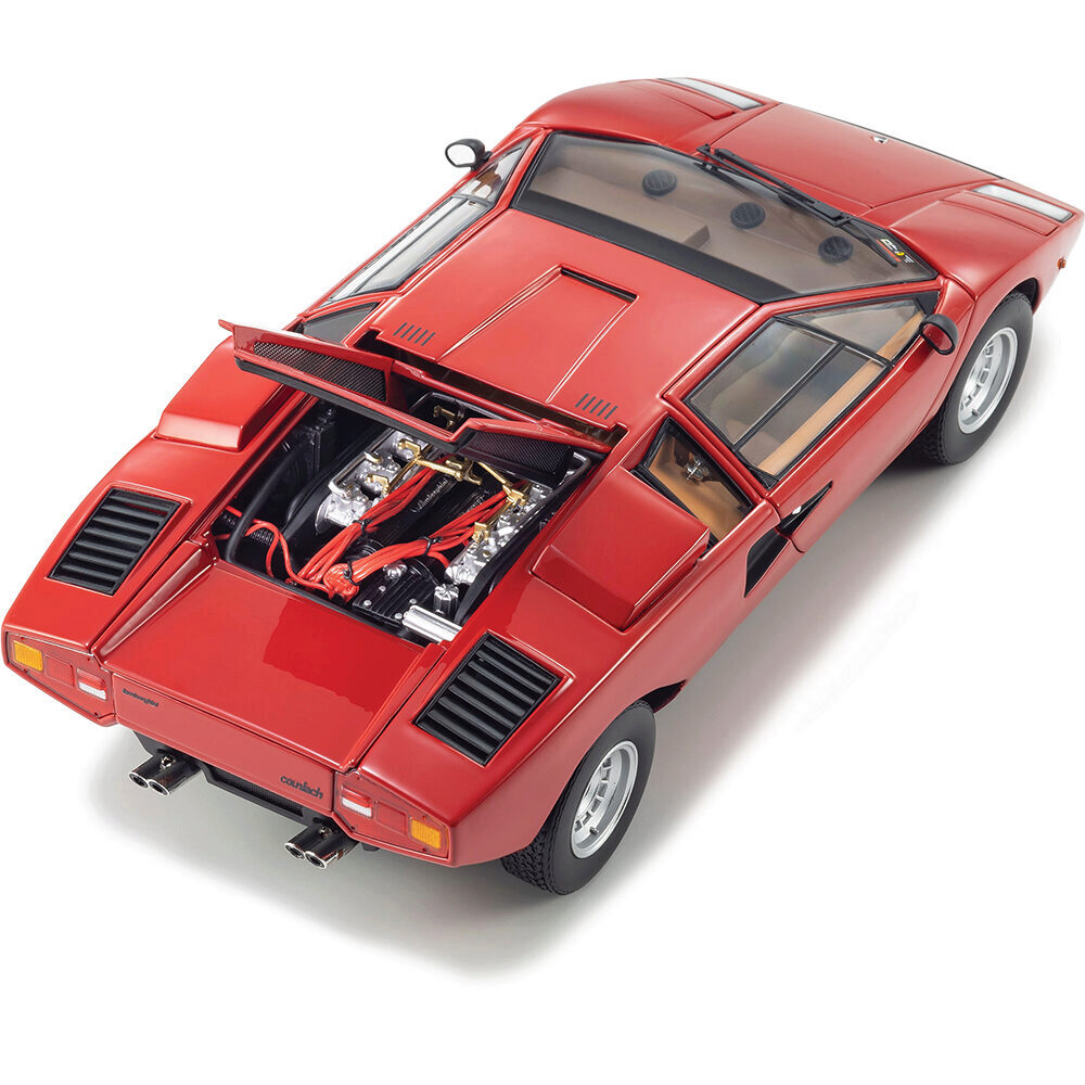 Lamborghini Countach LP 400 - Red 1:18 Scale | Collectable Diecast