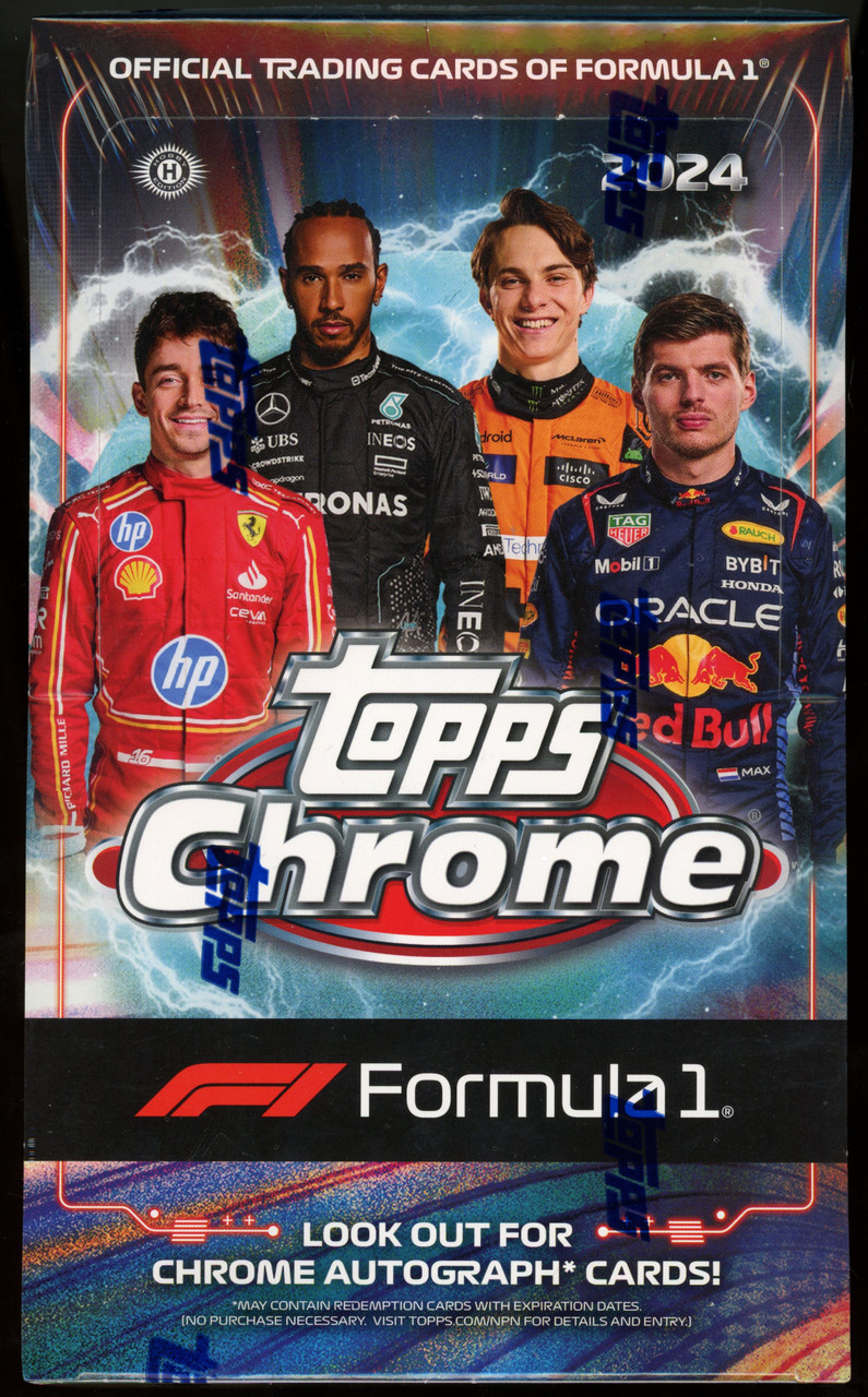2024 Topps Chrome Formula 1 Racing Hobby Box - Legends Fan Shop