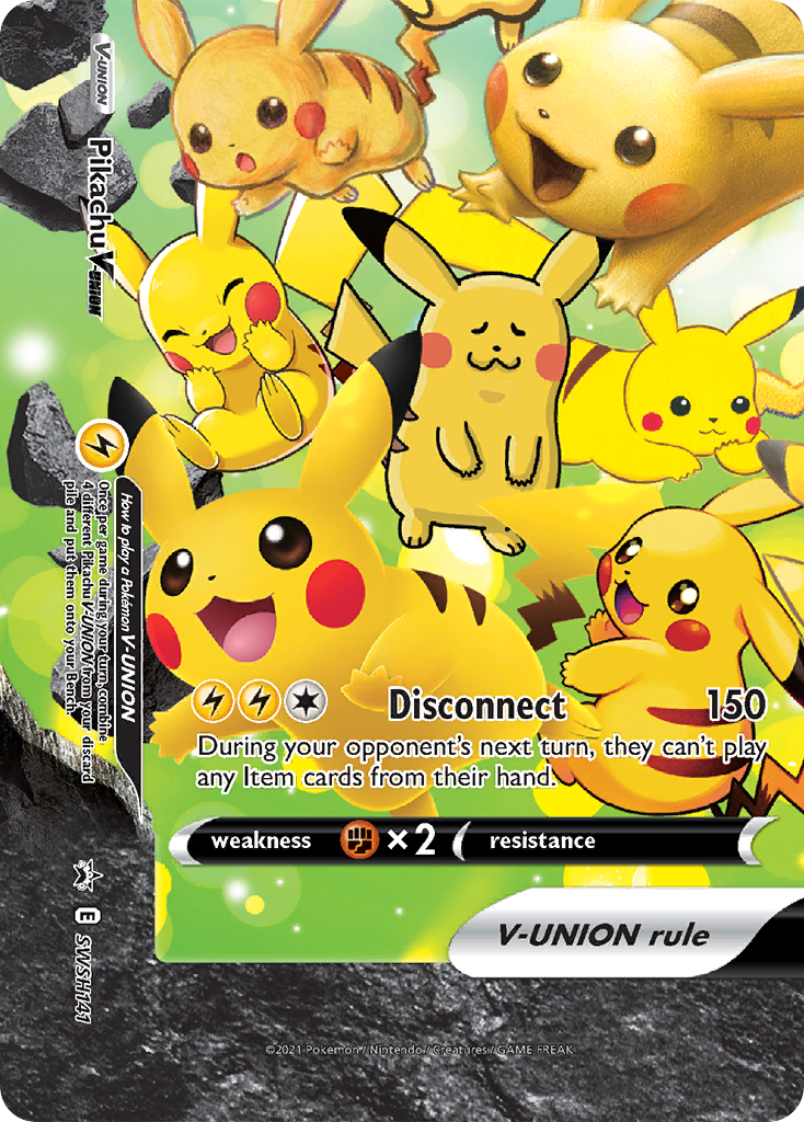 Pikachu V-UNION SWSH141/298 - SWSH Black Star Promos Holofoil
