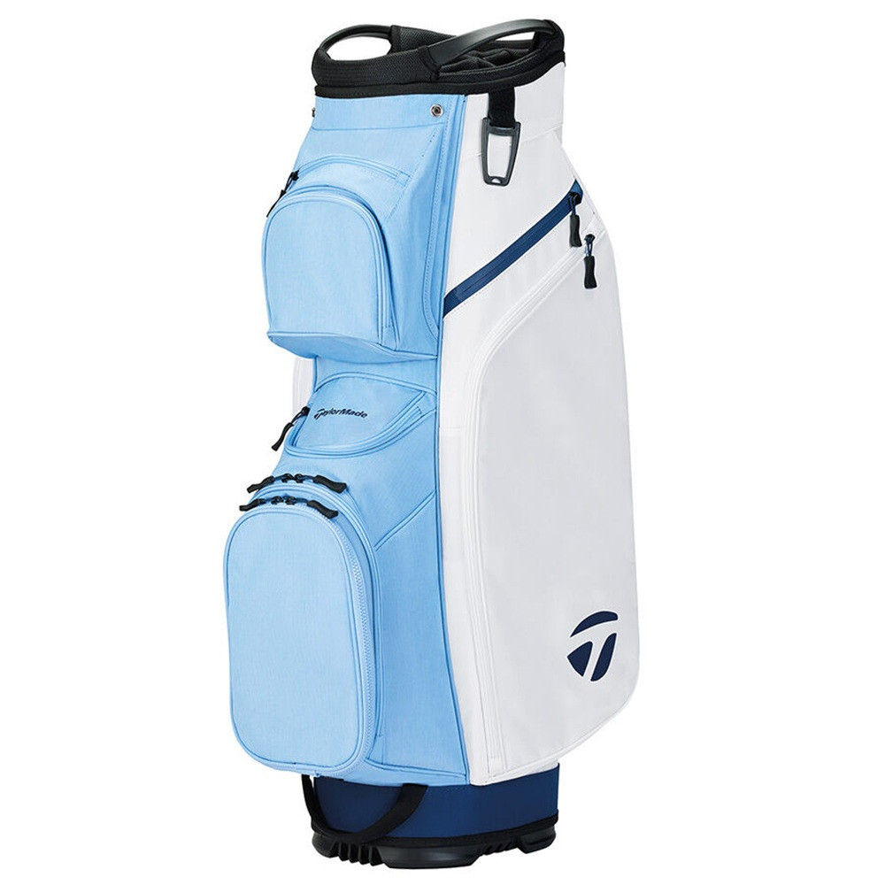 TaylorMade Golf TM25 Cart Lite Bag - White / Lt Blue - Maple Hill Golf