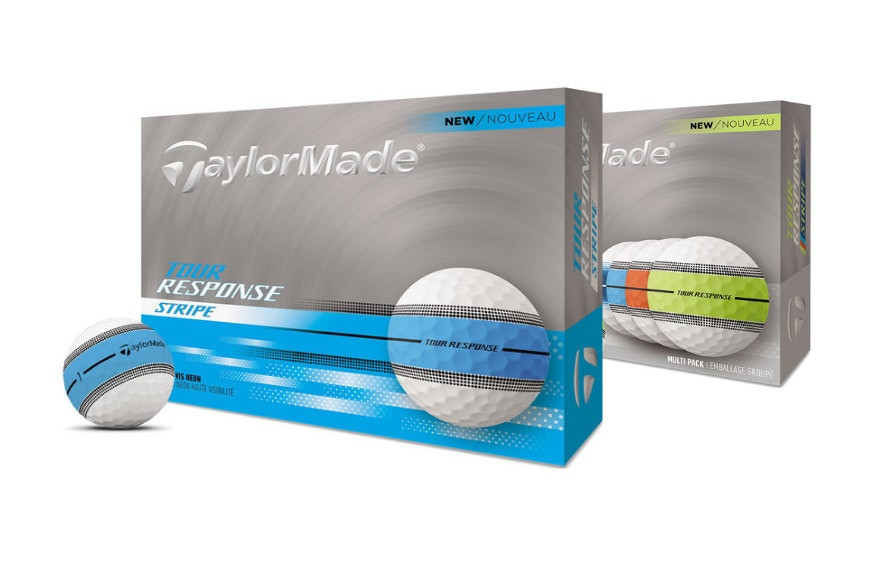 TaylorMade Tour Response Stripe 2025 Golf Balls (2 Dozen Buy) - On