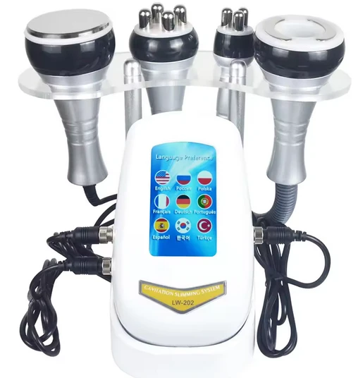 4-in-1 Cavitation RF Slimming Device for Body Sculpting and Skin