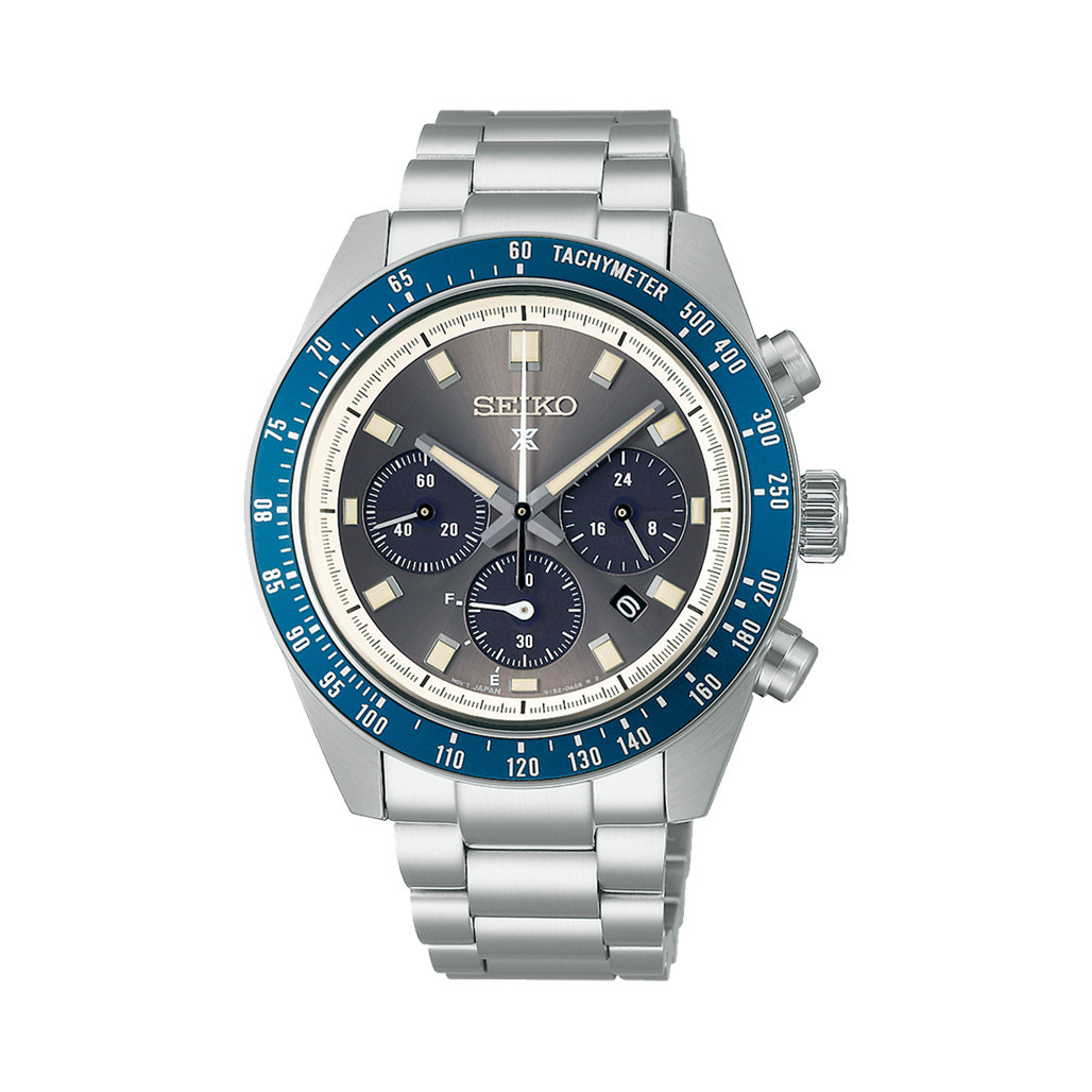 Seiko Prospex Speedtimer Solar Chronograph with Gray Dial #SSC939